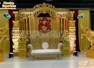 Tamil Wedding Ganesha Theme Stage Setup Tamil Wedding Ganesha Theme Stage Setup