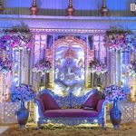 Traditional Manavarai Wedding Ganesha Stage