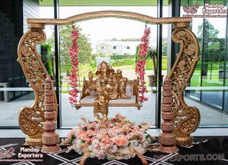 Wedding Entry Ganesha Decoration Swing Setup Wedding Entry Ganesha Decoration Swing Setup