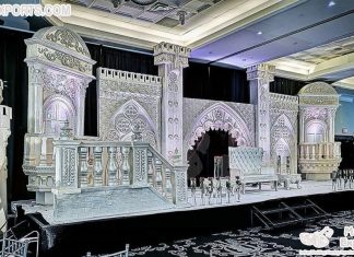 Western Style Asian Wedding Stage Decor Western Style Asian Wedding Stage Decor