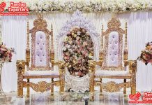 Wholesale Wedding Event Throne Chairs Wooden Made Wedding Stage Chairs