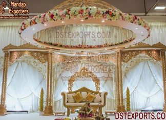 Asian Wedding Double Pillar Stage And Mandap Asian Wedding Double Pillar Stage And Mandap