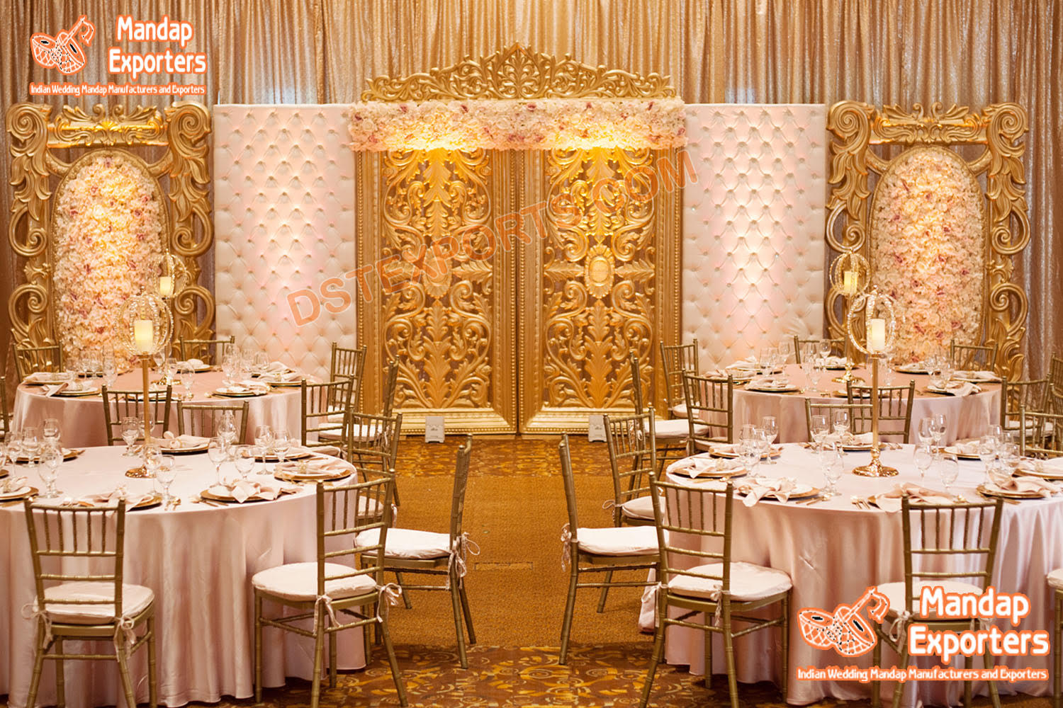 Attractive Latest Design Back Frames For wedding Stage