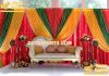 Colorful Shiny Wedding Backdrop Drapes Colorful Shiny Wedding Backdrop Drapes