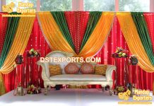 Colorful Shiny Wedding Backdrop Drapes Colorful Shiny Wedding Backdrop Drapes