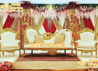 Designer Wedding Stage Loveseat For Bride Groom Designer Wedding Stage Loveseat For Bride Groom