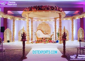 Designer Wedding Wooden Mandap For King Queen Designer Wedding Wooden Mandap For King Queen