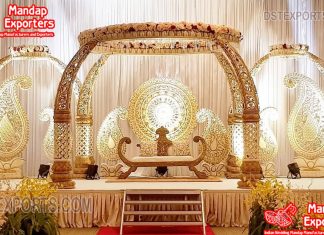 Exclusive Southern Wedding Fiber Mandap Set Exclusive Southern Wedding Fiber Mandap Set