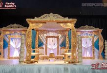 Exquisite Wooden Wedding Hall Mandap Design Exquisite Wooden Wedding Hall Mandap Design