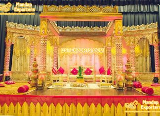 Grand Palace Theme Indian Wedding Mandap Grand Palace Theme Indian Wedding Mandap