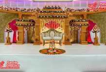 Grand Regal Style Manavarai Wooden Mandap Set Grand Regal Style Manavarai Wooden Mandap Set