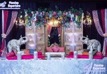 Lavish Wedding Sangeet Stage Decoration Lavish Wedding Sangeet Stage Decoration