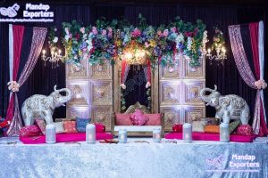 Lavish Wedding Sangeet Stage Decoration