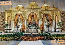 Maharaja Style Exclusive Wedding Stage Setup Maharaja Style Exclusive Wedding Stage Setup