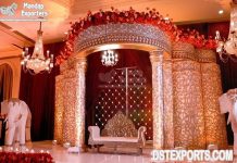Maharaja Wedding White Theme Stage Decoration Maharaja Wedding White Theme Stage Decoration