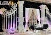 Modern Roman Style Wedding Stage Decor Modern Roman Style Wedding Stage Decor