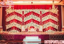 Modern Wedding Stage Candle Walls Setup Modern Wedding Stage Candle Walls Setup