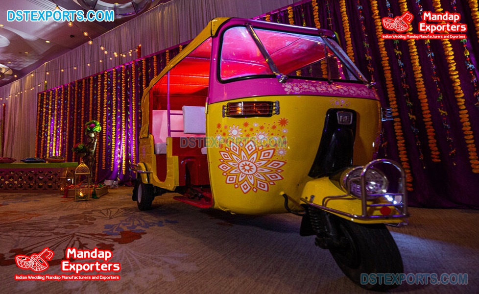 New Style Photo Booth Rickshaw For Luxury Wedding