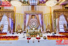 Stunning South Indian Wedding Stage Set Stunning South Indian Wedding Stage Set