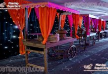 Stylish Food Cart For Luxury Wedding Decor Stylish Food Cart For Luxury Wedding Decor