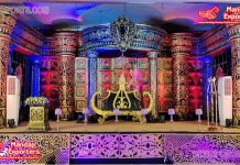 Castle Theme Wedding Grand Fiber Stage
