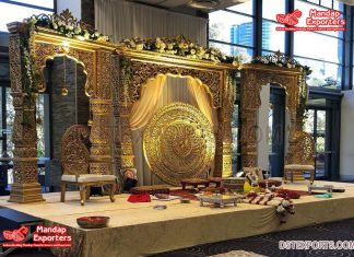 Grand Exclusive Indoor Wedding Stage Decoration Grand Exclusive Indoor Wedding Stage Decoration