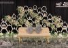 Modern Wedding Hexagonal Candle Wall Decor Modern Wedding Hexagonal Candle Wall Decor