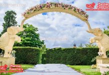 New Elephant Wedding Entry Fiber Gate Decor New Elephant Wedding Entry Fiber Gate Decor