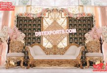 Ravishing Wedding Stage Candle Backdrop