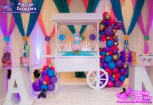 Stunning Birthday Parties Decor Candy Cart