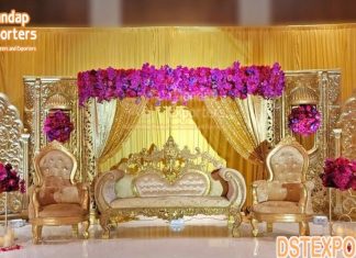Tamalian Indian Style Wedding Stage Setup Tamalian Indian Style Wedding Stage Setup