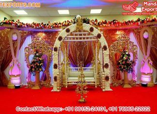 Traditional & Classy South Indian Wedding Stage