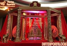 Traditional Maharaja Mandap For Wedding Decoration Traditional Maharaja Mandap For Wedding Decoration
