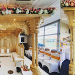 Traditional Triple Pole Wedding Wooden Mandap