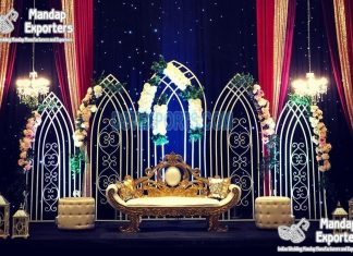 Canadian Wedding Stage Metal Props For Decoration Canadian Wedding Stage Metal Props For Decoration