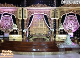 Latest Bollywood Style Wedding Stage Decor Latest Bollywood Style Wedding Stage Decor