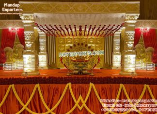 Traditional Rajasthani Wedding Mandap Decor