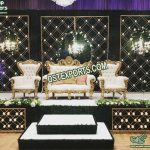 Unique Candle Wall For Wedding Stage Backdrop