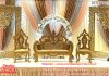 Elegant Look Golden Wedding Stage Furniture Set Elegant Look Golden Wedding Stage Furniture Set