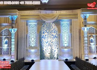 Glam Western Moroccan Wedding Stage Decor Glam Western Moroccan Wedding Stage Decor