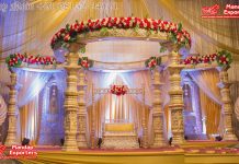 Indian Fusion Wedding Maharani Mandap Decor Indian Fusion Wedding Maharani Mandap Decor