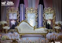 Inspiring Wedding Reception Stage Fiber Frame Inspiring Wedding Reception Stage Fiber Frame