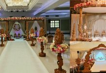 South Indian Wedding Wooden Indoor Mandap South Indian Wedding Wooden Indoor Mandap