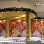 Sri Lankan Lotus Style Wooden Wedding Mandap
