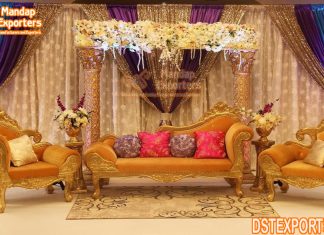 Stylish Wedding Sofa Set For King Queen Stylish Wedding Sofa Set For King Queen