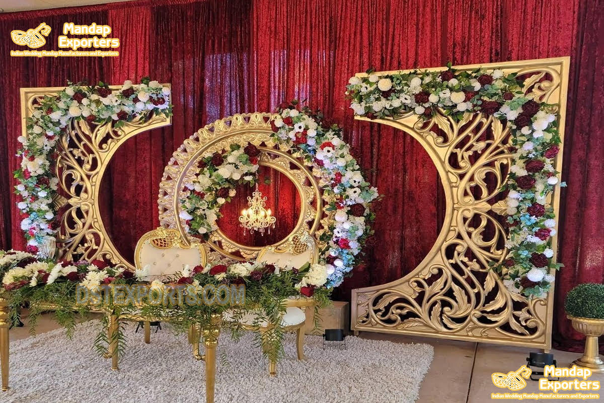 Engagement Stage Decoration Frames Backdrop