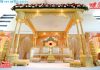 Gorgeous Triple Pillar Indoor Wedding Mandap Gorgeous Twin Pillar Indoor Wedding Mandap