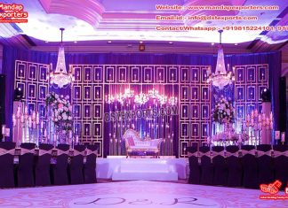 Gorgeous Wedding Stage Backdrop Decor Candle Walls Gorgeous Wedding Stage Backdrop Decor Candle Walls
