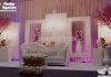 Modern Wedding Stage Leather Backdrop Frames Modern Wedding Stage Leather Backdrop Frames (high) Prominent Designed Wedding Stage Frames (hig
