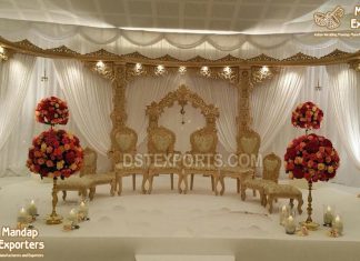 Open Style Wedding Wooden Stage & Mandap Open Style Wedding Wooden Stage & Mandap